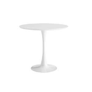 Mesa TULIP Blanca o Negra 80 cm-0934