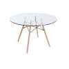Mesa comedor-EAMES 1000 cm redonda de vidrio-500
