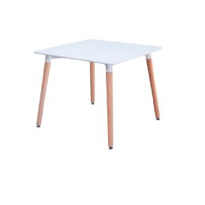 Mesa EAMES Cuadrada Blanca o Negra 80x80 cm-4556