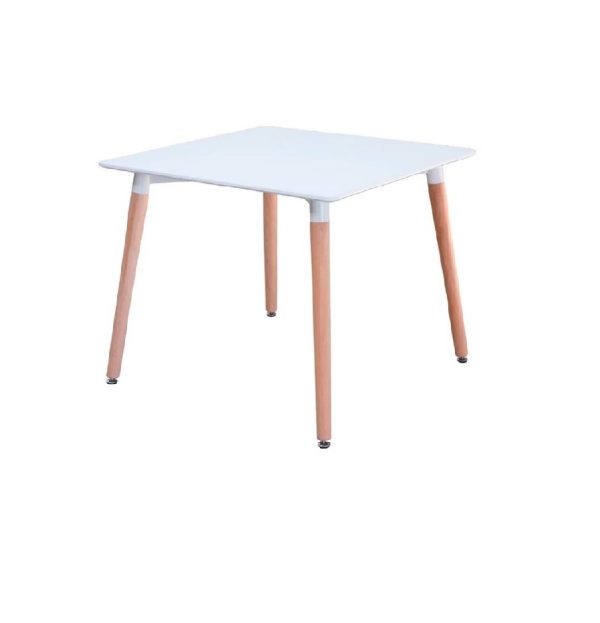 Mesa EAMES Cuadrada Blanca o Negra 80x80 cm-4556