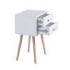 Velador Eames eames Doble Blanco0601-sillas in