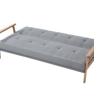 Futón Sofá Cama 3 cuerpos Amelia - lino GRIS-sillasin-living-hogar-93321