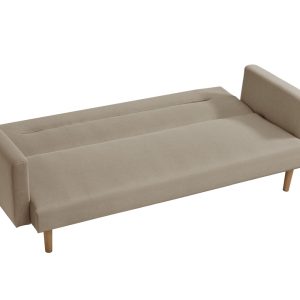 Futón Sofá Cama 3 cuerpos Sara - Lino Beige