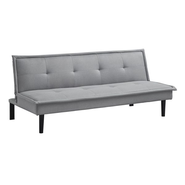 Futón Sofá Cama Simply - Lino gris-hogar-Sillas IN