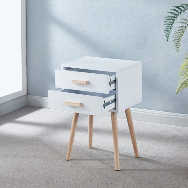 Velador Eames eames Doble Blanco55001-sillas in