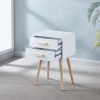 Velador Eames eames Doble Blanco55001-sillas in
