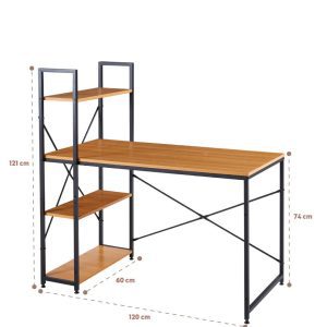 Escritorio noruega-madera-oficina-hogar-Sillas IN-0olol0-repisas