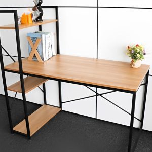 Escritorio noruega-madera-oficina-hogar-Sillas IN-099090-repisas