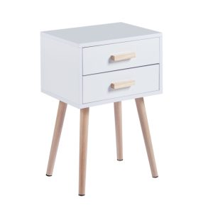 Velador Eames eames Doble Blanco8801-sillas in