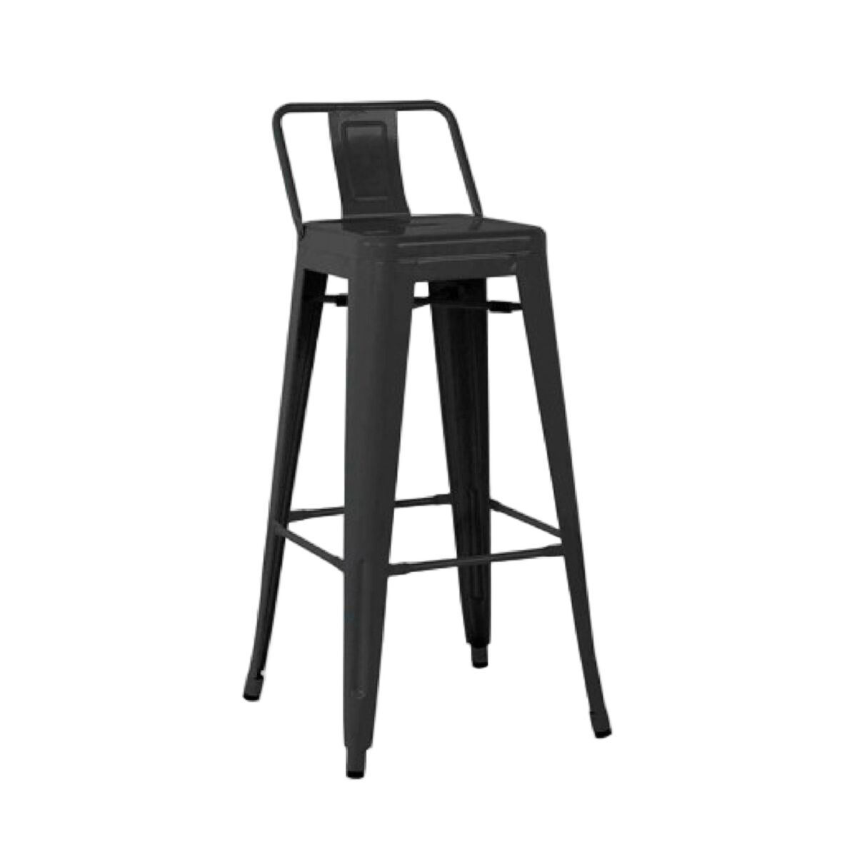 Taburete Tolix Negro 66 cm