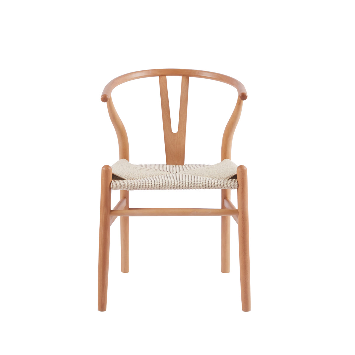 Silla Wishbone Madera Rattan
